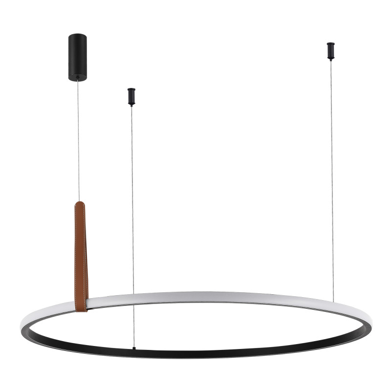 Светильник подвесной светодиодный ST LUCE, SL6131.403.42 SHAPE, LED 42W, 4000K, черный 