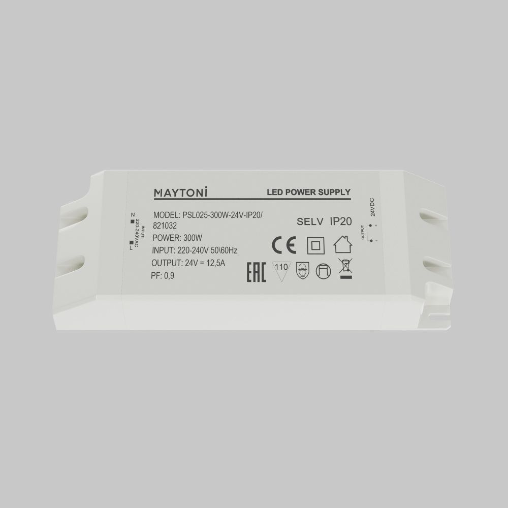Источник напряжения PSL025 24V 300W IP20 821032 Maytoni Led Strip