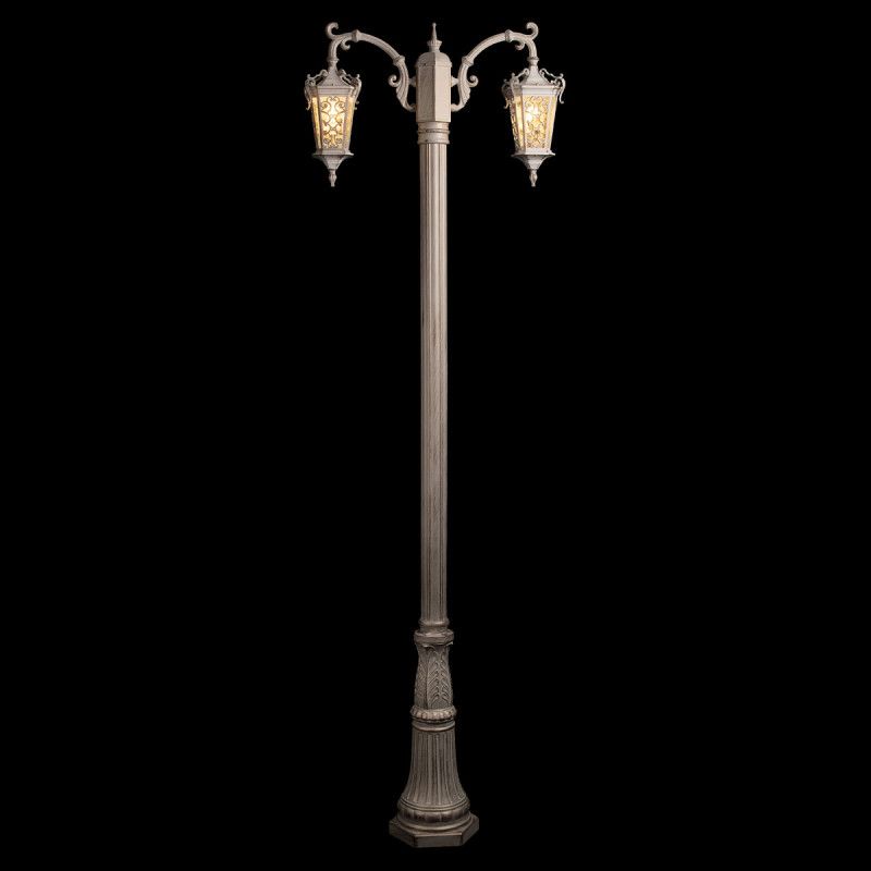 Садово-парковый светильник 76*16*-22 см, 2*E27*100W, LOFT IT Tremezzo 100019/2200 WBG, золотой