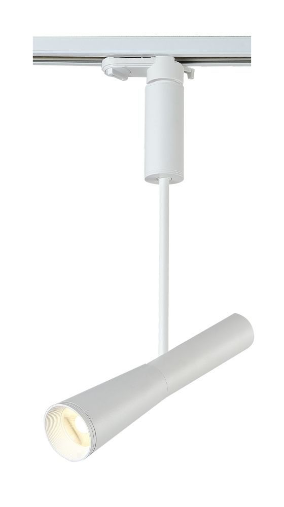 Трековый светильник, 6 см, 10W, 3000К, белый, Crystal lux CLT 0.31 002 WH