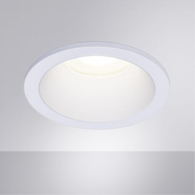 Точечный светильник 8,5*5,3 см, 1 GU10*35W,  К, Arte Lamp Helm A2869PL-1WH, Белый