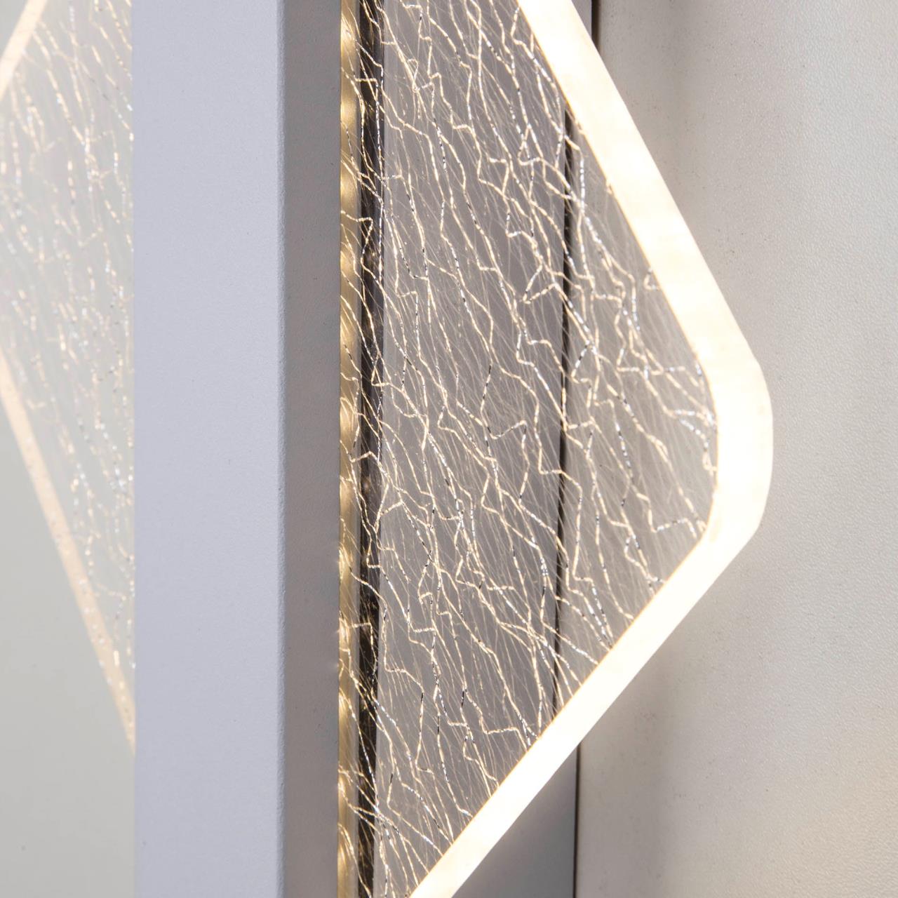 Бра 20*5*25 см, 11W, 3000 / 6000K, Белый LED4U L7388-250 WH