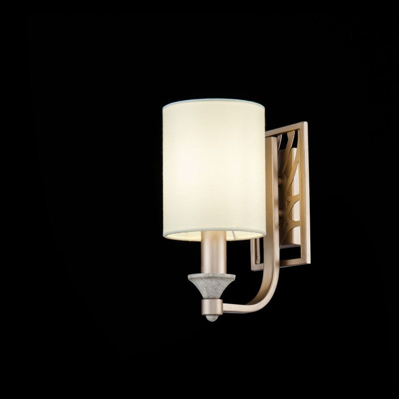 Бра Maytoni Vittoria H004WL-01BG, золото-кремовый