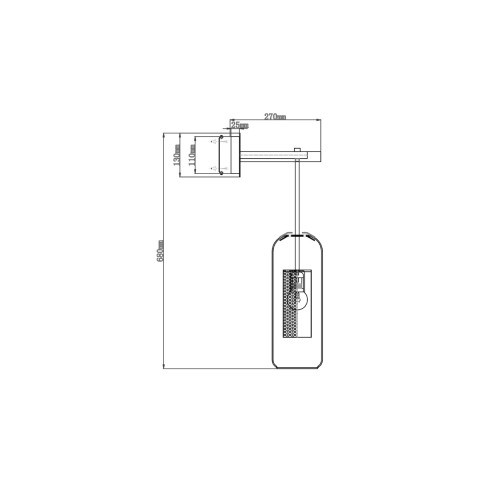 Бра 27*15*68 см, 1*E27 латунь Vele Luce Coro VL5524W31