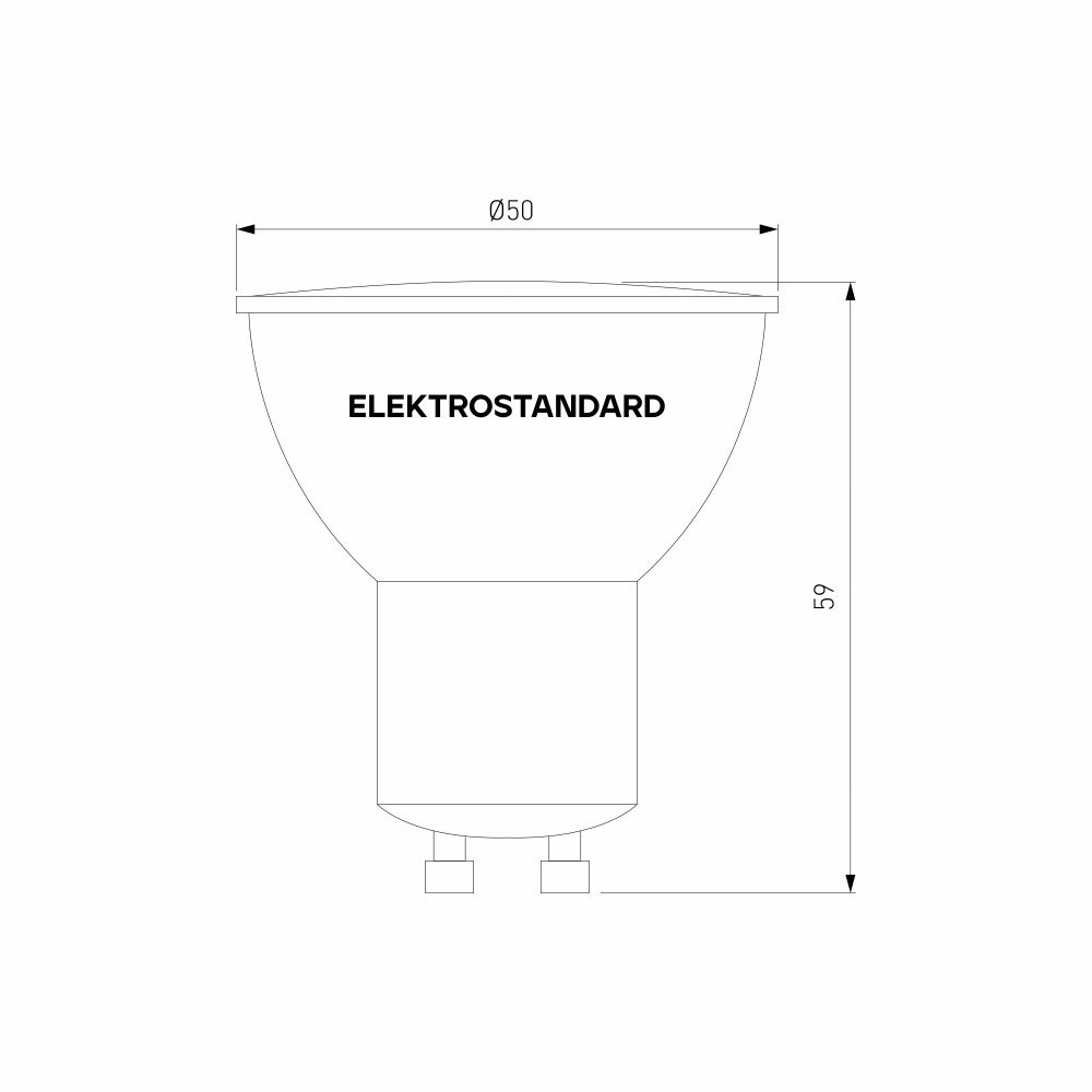 Умная лампа GU10 LED 7W 3300К-6500К CCT+DIM (BLGU1018) BLGU1018 Elektrostandard  4690389217159, a071006