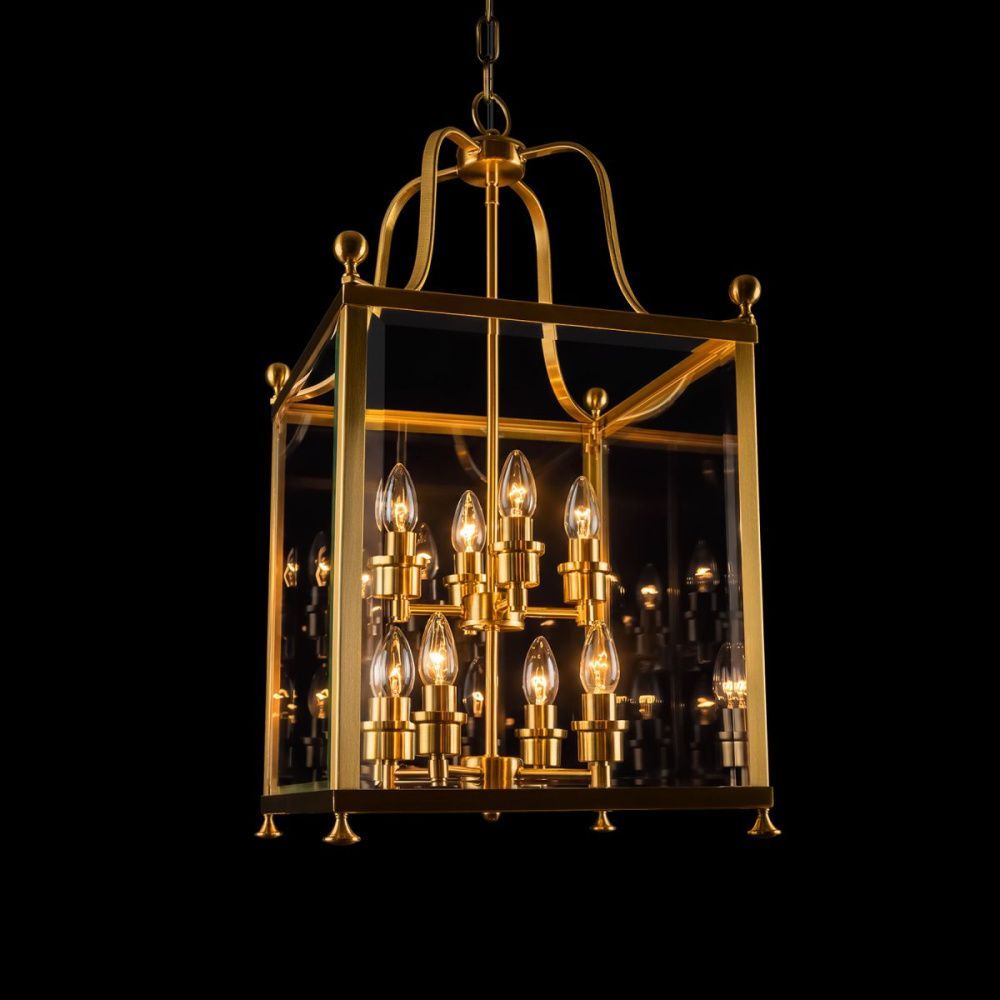 Подвесная люстра 40 см, Loft IT Noble 10591/8 AB, бронза