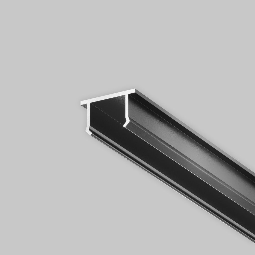 Декоративная накладка 1шт Exility X, черная 100*2*1 см, Maytoni Technical  TRA239DC-1B, Черный