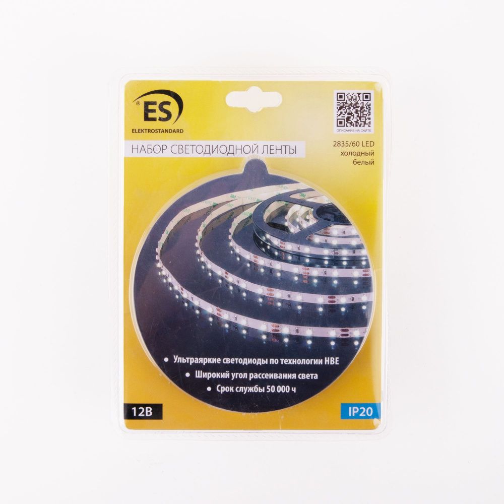Набор светодиодной ленты Набор светодиодной ленты 12V 4,8W 60Led 2835 IP20 холодный белый, 5м Elektrostandard