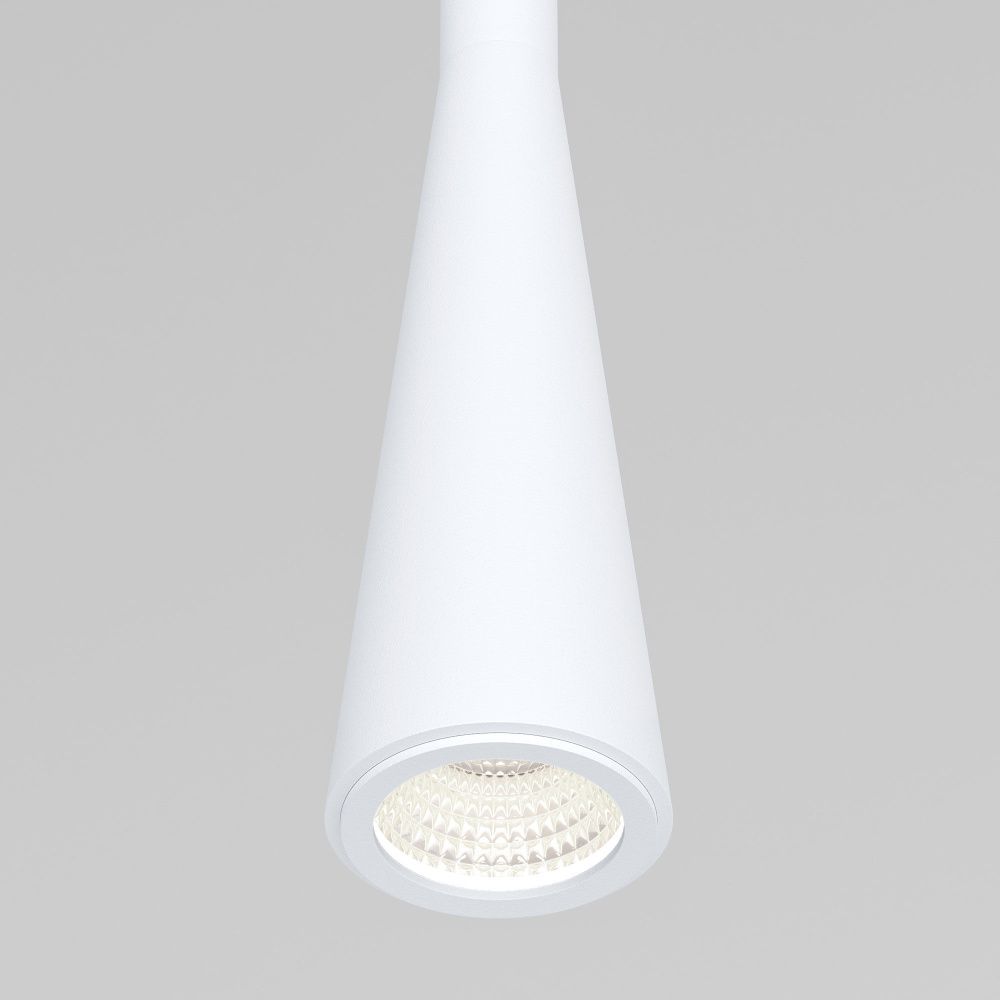 Подвесной акцентный светильник 6*6*140 см, LED, 7W, 4000K, Elektrostandard Vist 50312 LED, белый