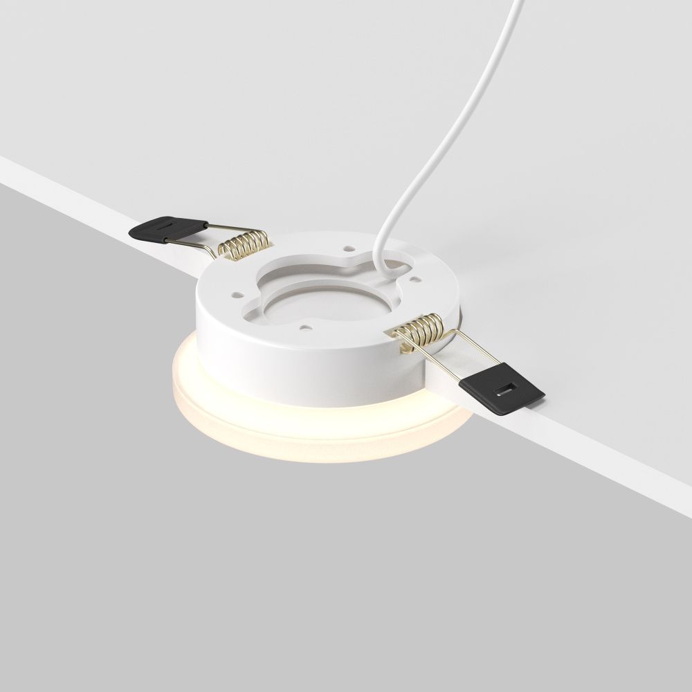 Встраиваемый светильник  DL067-GX53-W **-3,5 см, 1*GX53*12W, Maytoni technical Pauline DL067-GX53-W, Белый