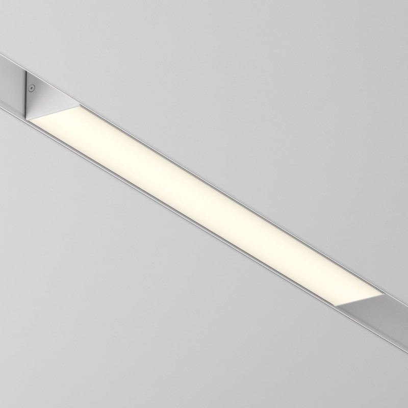 Светодиодный светильник 30 см, 12W, 3000K, Maytoni Technical Basis S35 TR012-2-12W3K-W, белый трековый