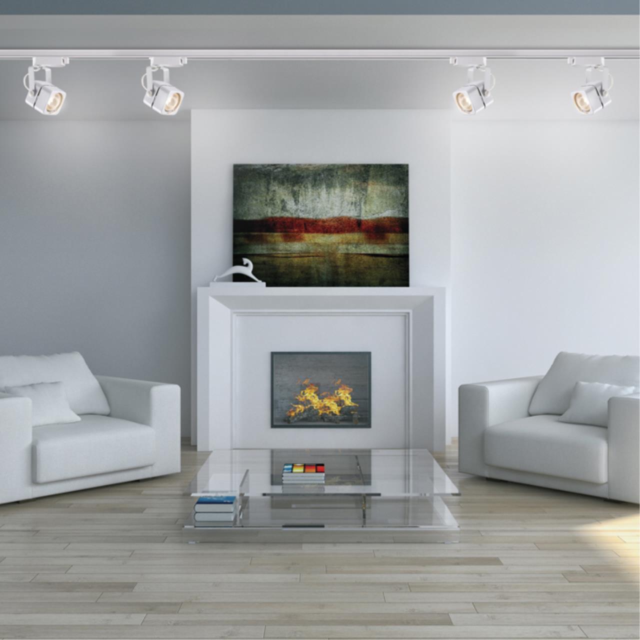 Трековый светильник Novotech Pipe 370430, белый, 14.5x7.8x7.8см, GU10, 50W