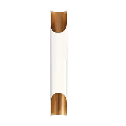 Бра Galliano One by DELIGHTFULL H43 White *8*43 см, 2*G9*40W, ImperiumLoft 44.626, Белый, Золотистый