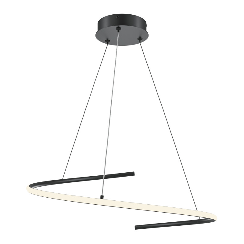 Подвесной светильник 60*60*325,7 см, LED, 31W, 4000К, Maytoni CURVE MOD242PL-L33BK черный