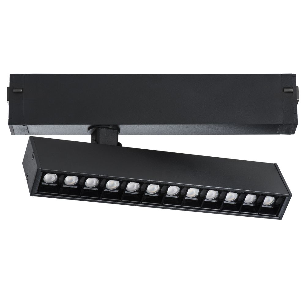 Светильник для трека PRO диммируемый 22,8*2,8 см, LED*9W, Черный Lightstar Teta 205317
