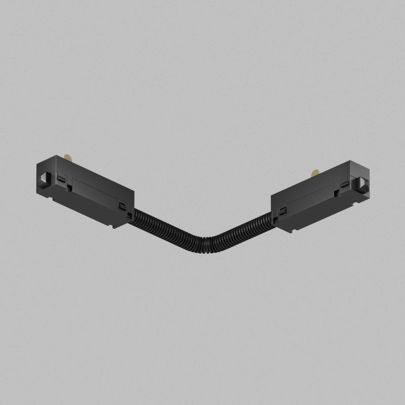 Коннектор 16,5*1,6 см, Denkirs SMART SLIM BASE | СМАРТ СЛИМ БЕЙС TR2423-BK, черный