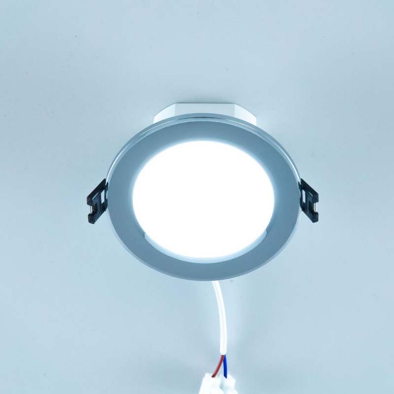Светильник встроенный 11*4,2 см, LED*7 W, 3000-5500-4000 К, Хром Citilux Акви CLD008111V