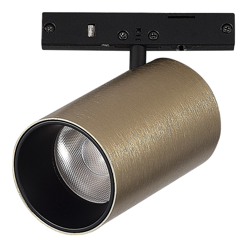 Магнитный трековый светильник 3,5*5,8 см, 1*LED*5W 3000K ST LUCE Super5 ST671.336.05 латунь