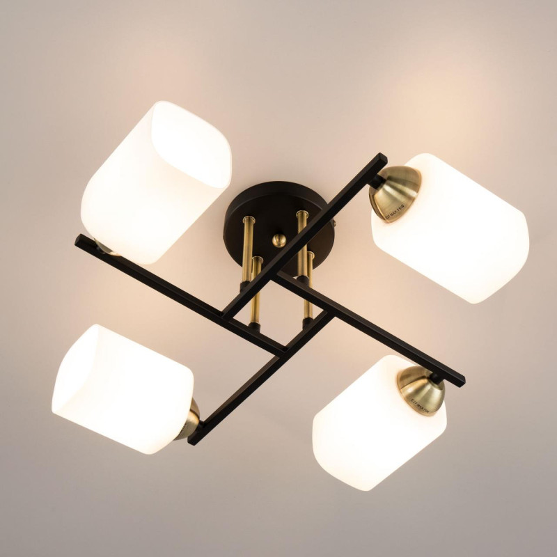 Люстра 46 см Citilux Генри CL130245 черный/бронза