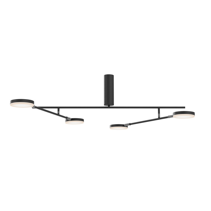 Накладной светильник 115,1*70*27 см, LED, 26W, 3000К, Maytoni FAD MOD070CL-L30B3K черный