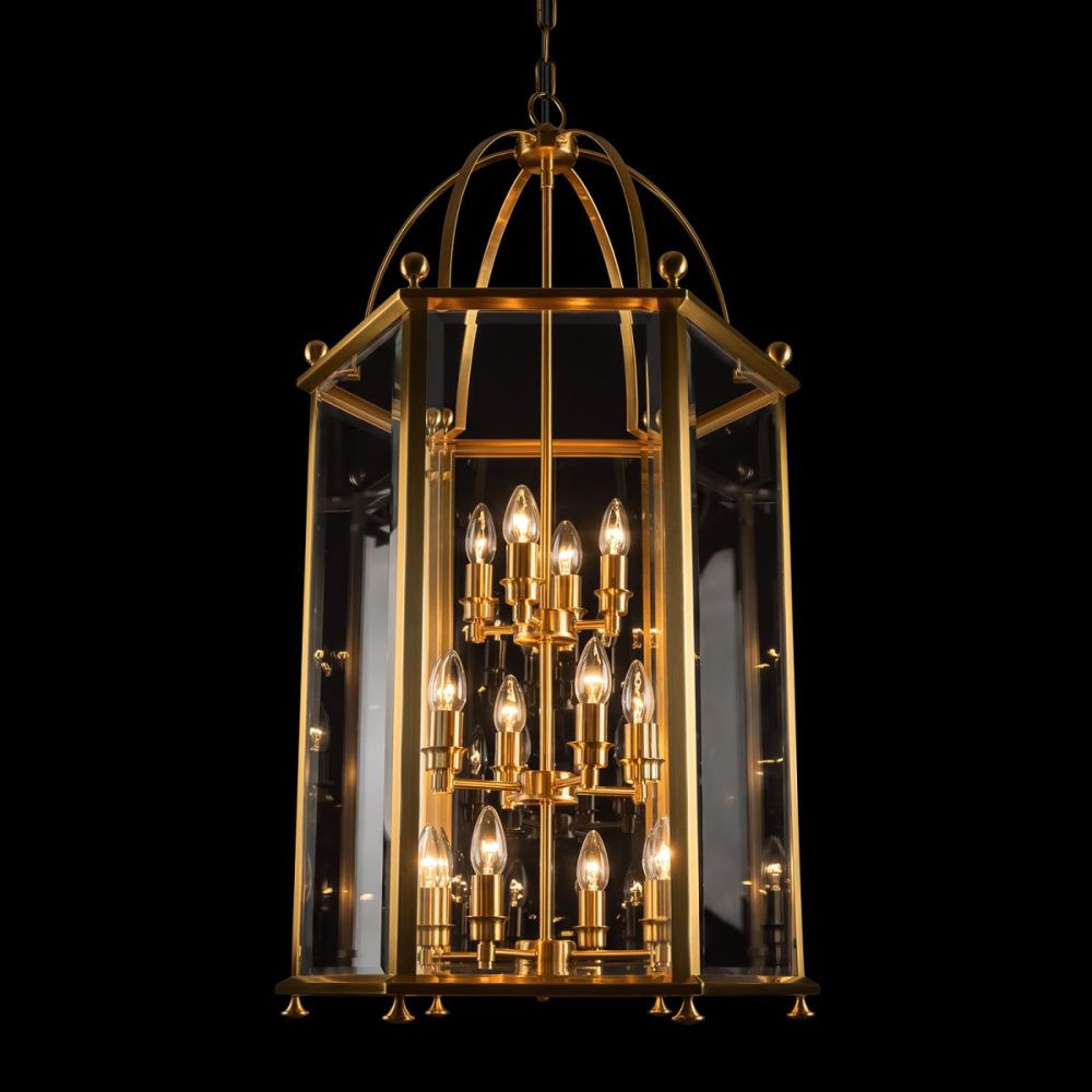 Подвесная люстра 56 см, Loft IT Glory 10592/12 AB, бронза