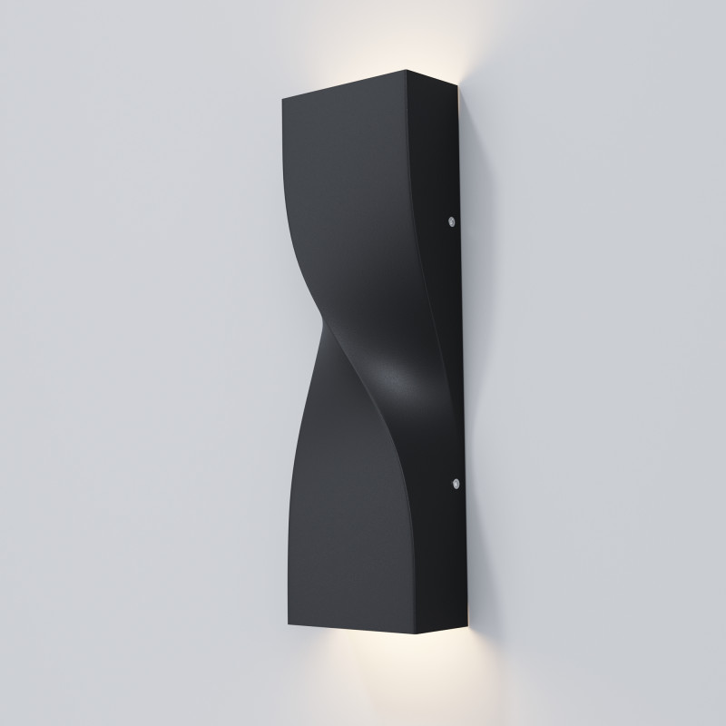 Настенный светильник Maytoni LED Twist O040WL-L11B3K, 11W LED, 3000K, черный
