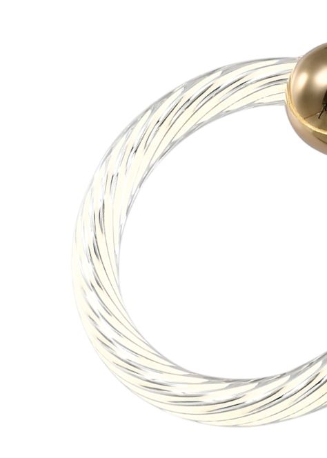 Светильник подвесной 70/50/30 см, LED 17W 4000K золото Zortes Auralia ZRS.57790.17