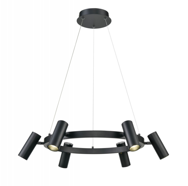 Подвесной светильник  63*120 см, 6*LED черный Vele Luce Neo VL10012P06