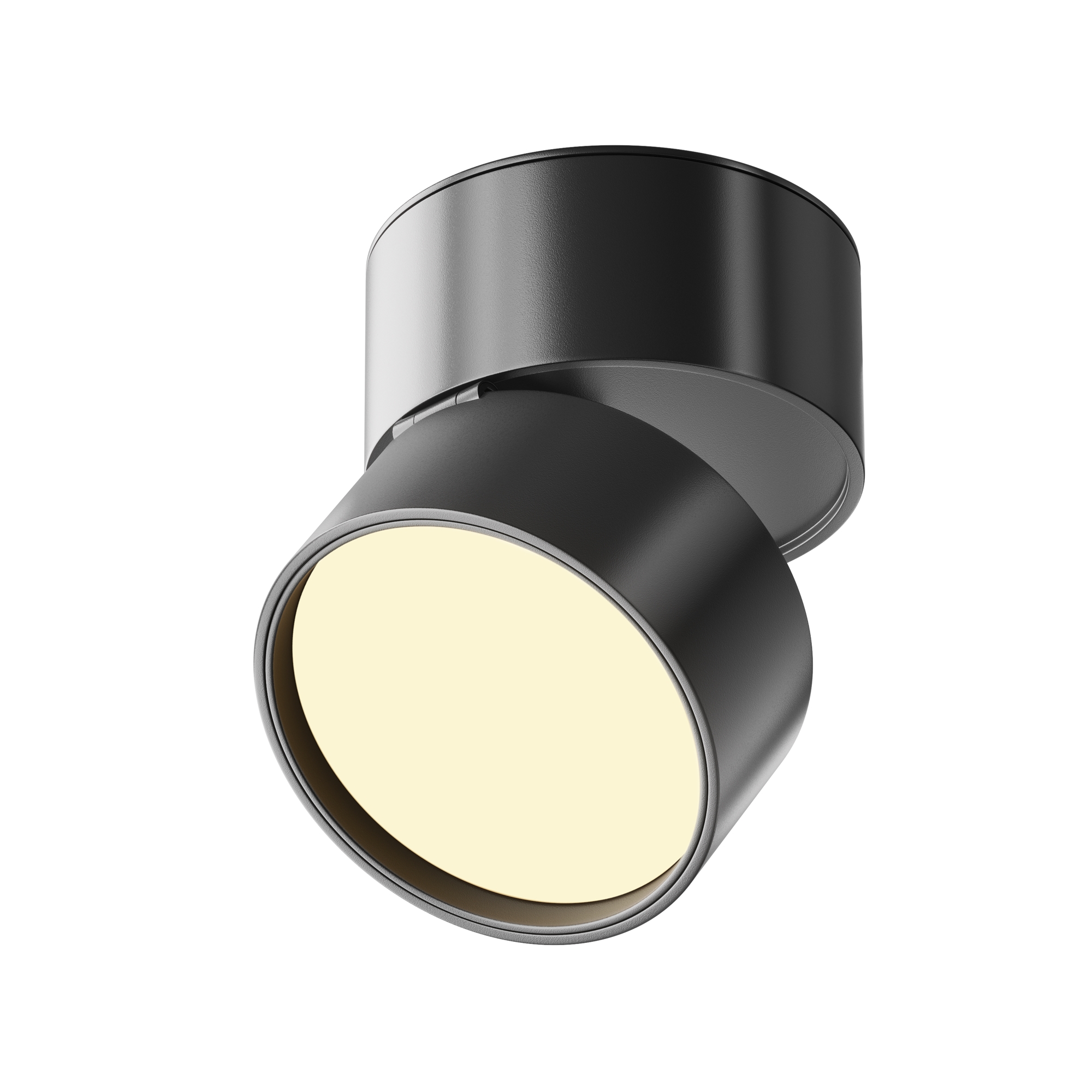 Потолочный светильник *8 см, LED, 12W, 2700K, Maytoni Onda C024CL-12W2.7K-B-1, Черный