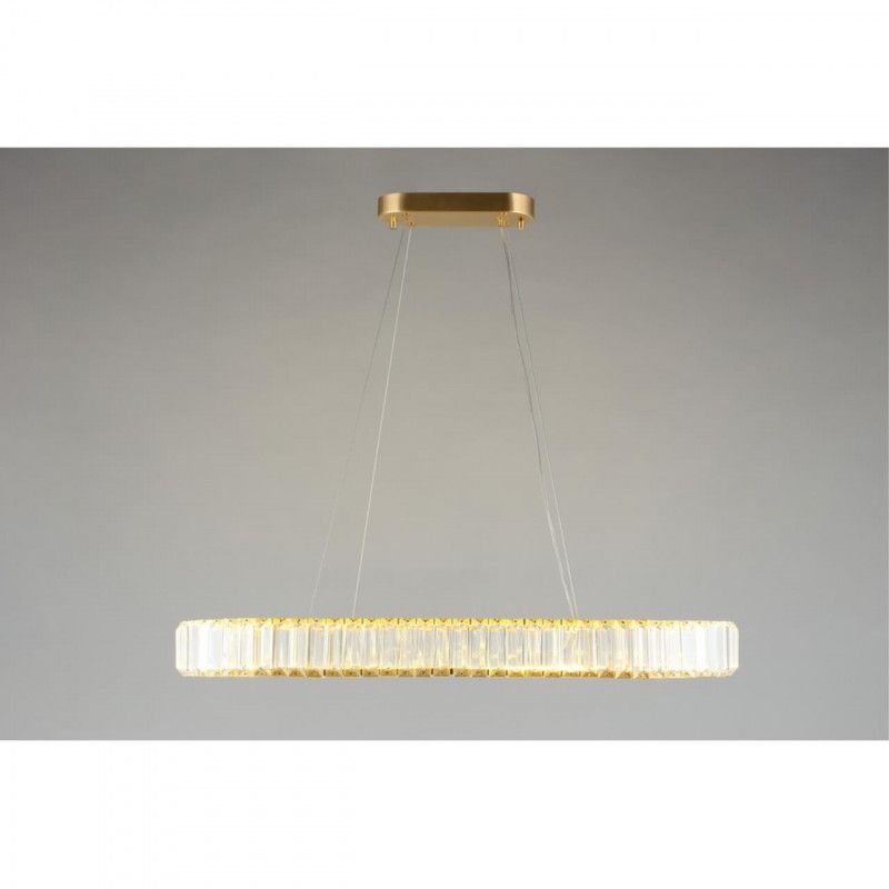 Подвесная люстра 80*35*30-160 см 70W, 3000K, Aployt Nicoletta APL.026.03.70, бронзовый