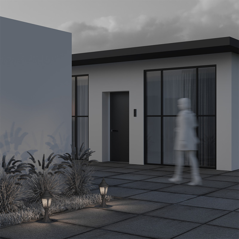 Ландшафтный светильник 47 см Maytoni Goiri O029FL-01BZ, коричневый-бронза