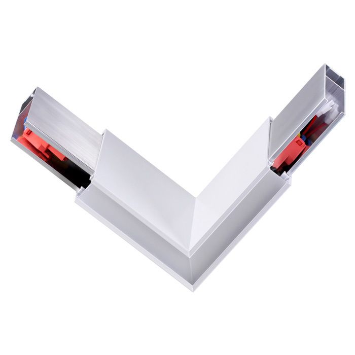 Соединитель угловой токопроводящий Novotech 135078, 3W LED, 4000K, белый