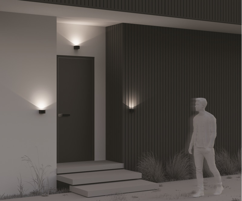 Светильник настенный 11*10*6,4 см, LED, 5W, 3000К, Maytoni BLOW O435WL-L5GF3K серый