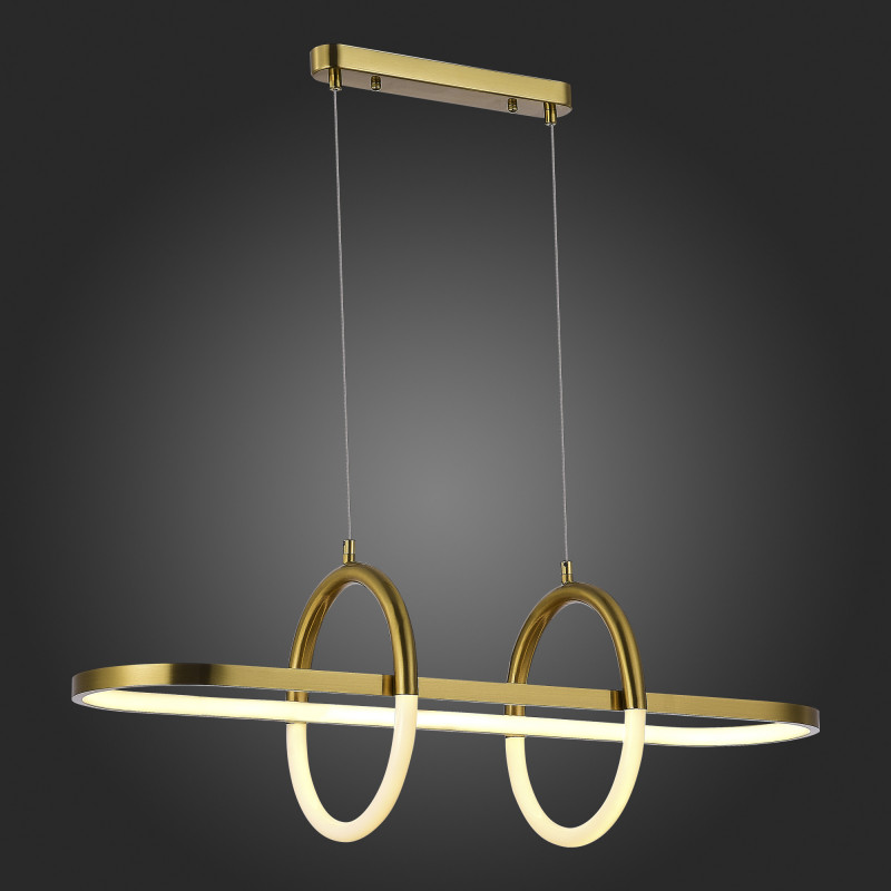 Светильник подвесной 80*20 см, 48W 3000K ST LUCE MOFISTO SL1579.313.01 Золотистый