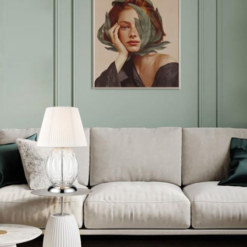Настольная лампа  40*70 см, 1*E27 хром Vele Luce Helen VL4263N11