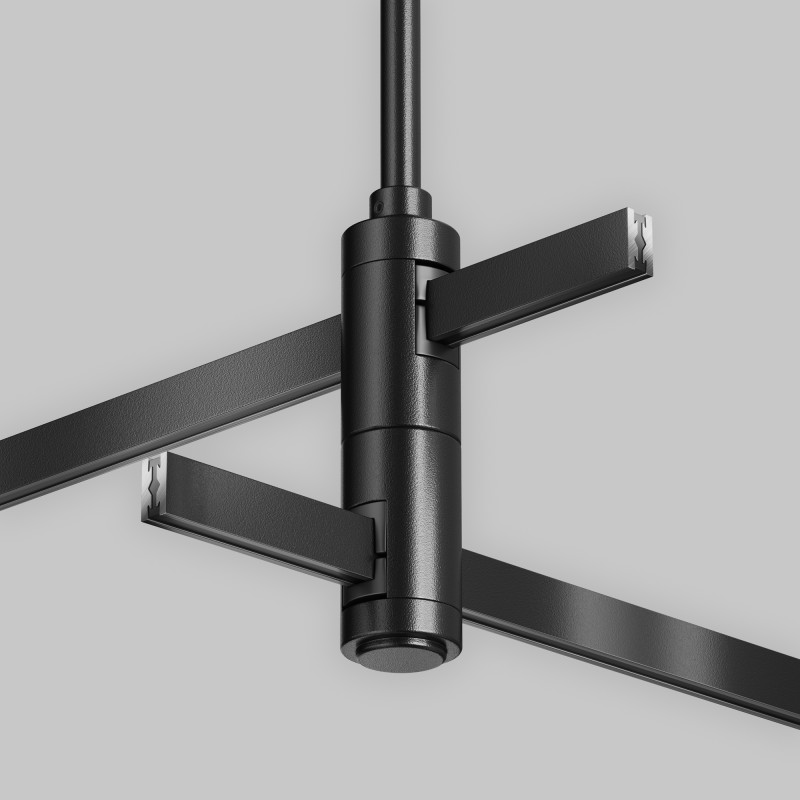 Стойка 2,9*2,9*40,6 см, Maytoni Technical Magnetic trаck system Flarity черный TRA158C-D1-B черный