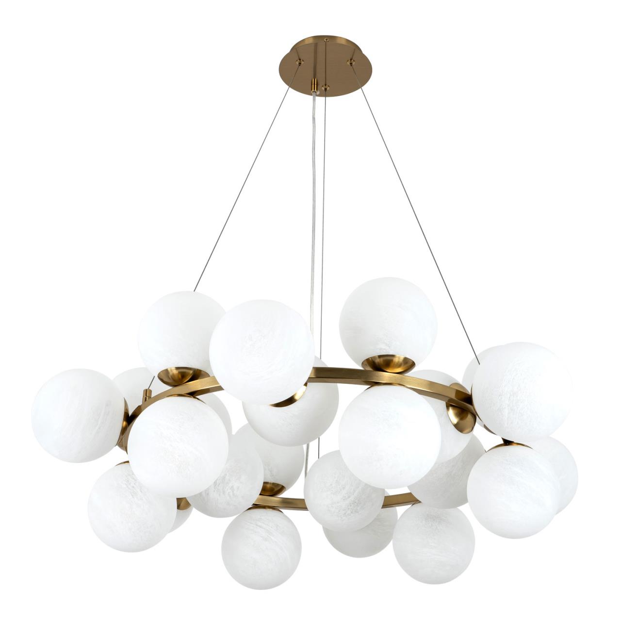 Подвесной светильник 85*80/120 см, 24*Е14 MODESTYLE MS.6117.24 BS латунь