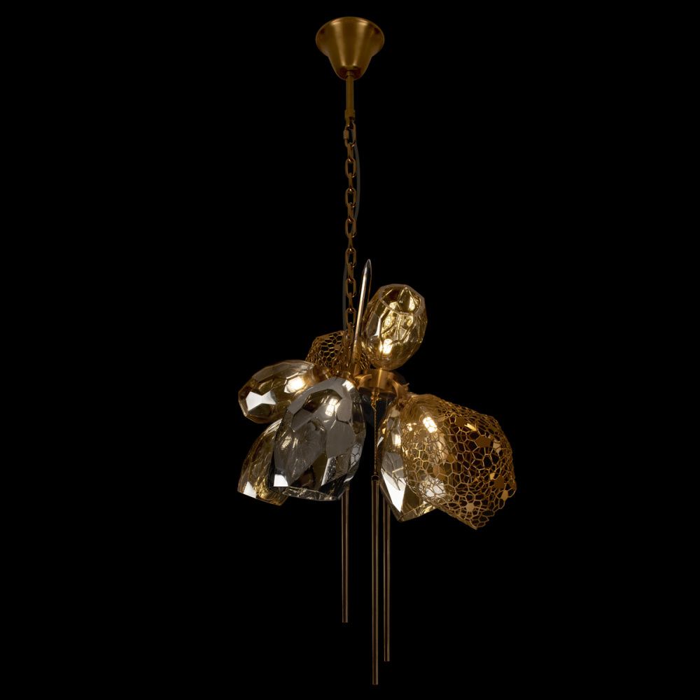 Подвесная люстра 60 см, Loft IT Britannica 10401/600S, золото