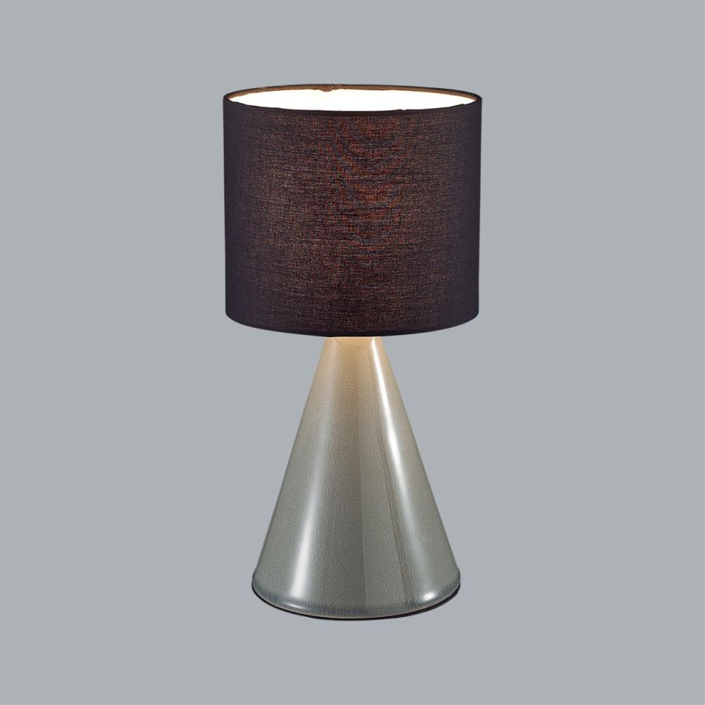 Настольная лампа 33 см, 1*E14*40W, Lumion Segi 8132/1T, серый; черный