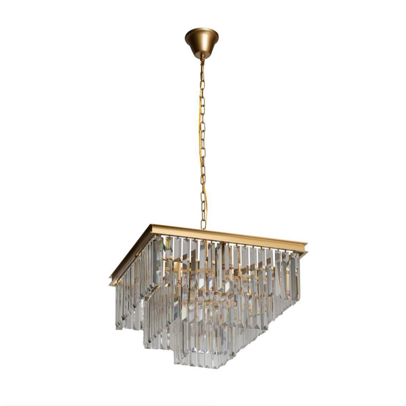 Подвесная люстра Loft IT Prism Clear 10019/500S, золото