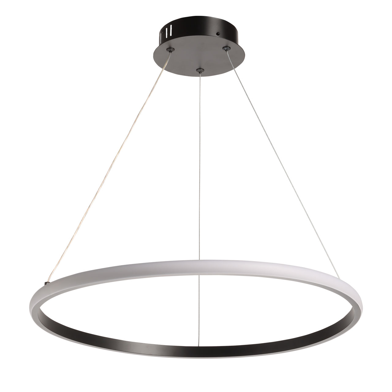 Люстра с пультом 51*118 см, LED*50W черный De City Оскар 510012301