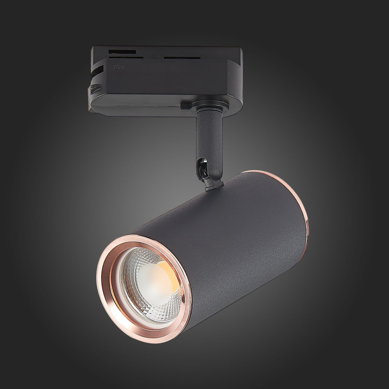 Трековый светильник 10*5 см, 50W, ST LUCE ST301.426.01 Черный