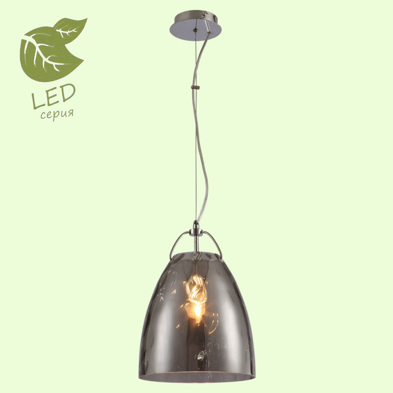 Подвесной светильник Lussole Loft GRLSP-9633, хром-серый