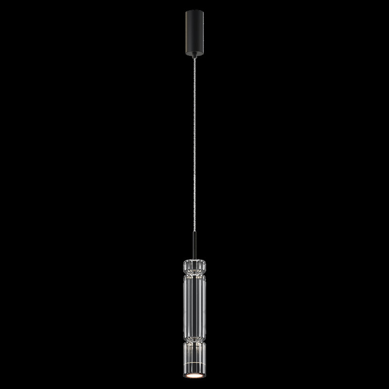 Подвесной светильник 8*8*365 см, LED, 12W, 3000К, Maytoni Ordo MOD272PL-L12B3K1 черный