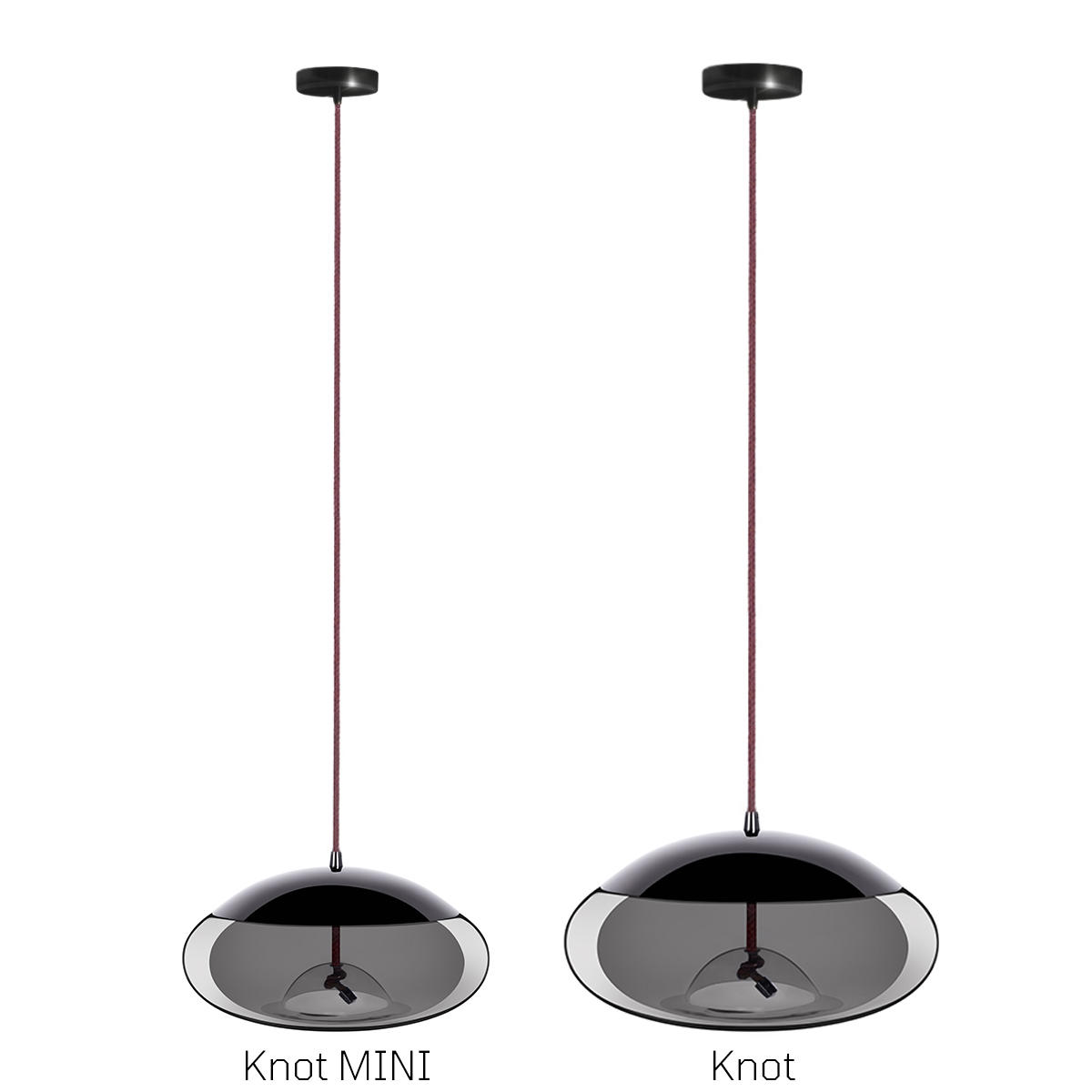 Подвесной светильник 20*13 см, 1*LED*5W LOFT IT Knot 8134-D mini черный
