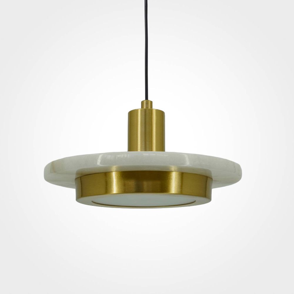 Светильник подвесной *20-180 см, 1*LED*10W, 3000K, Lightera Croix LE129L-20WA, Латунь