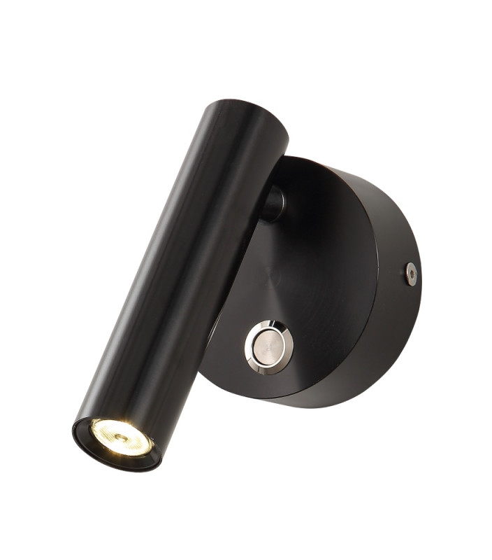 Бра 8*8 см,  1*3W, 3000K, Crystal Lux CLT 211W BL Черный