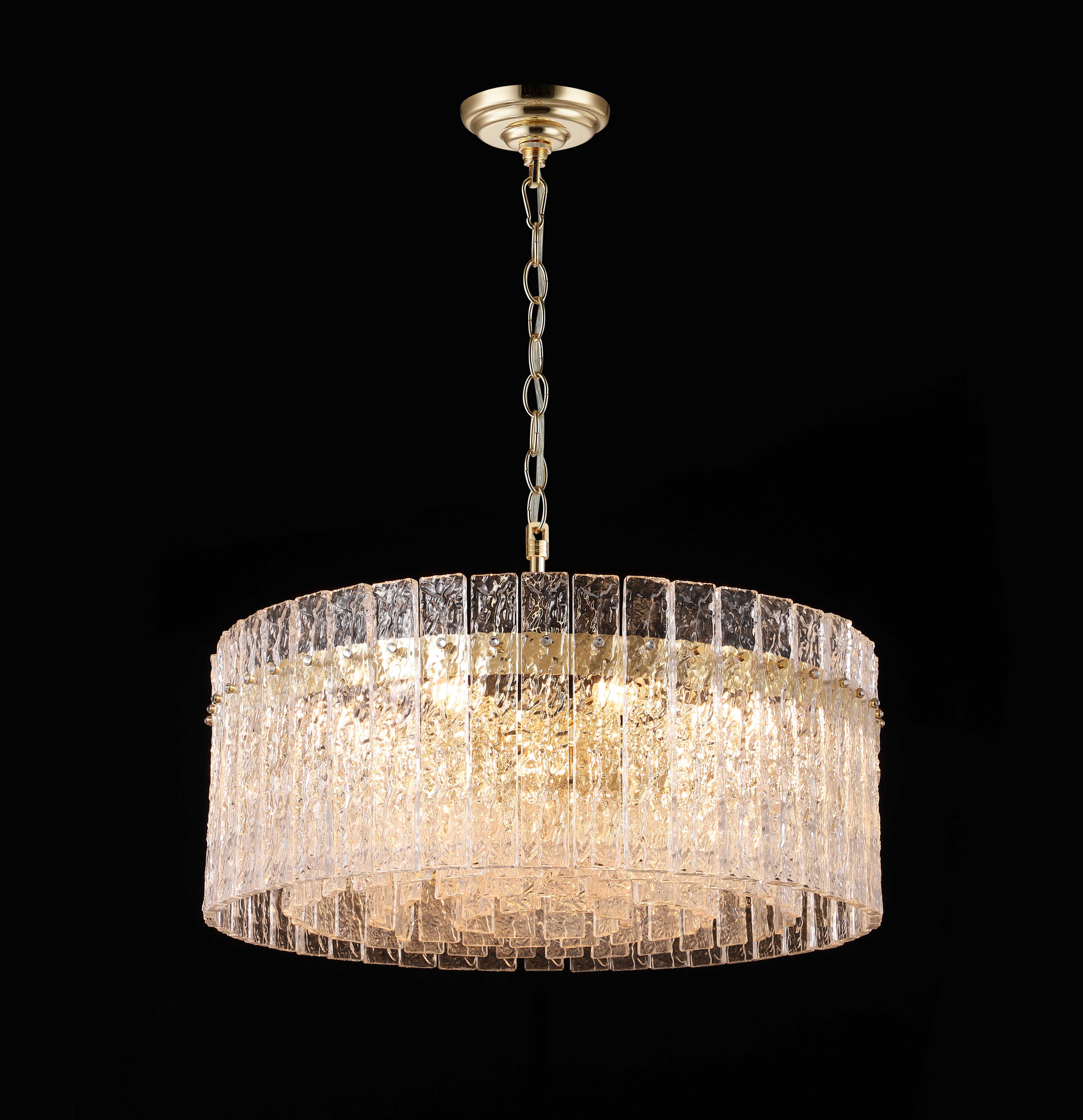 Люстра  600*250, 12*E14, 40W NewRgy Cristallo B66-ф600*H250H-GOLD, Золото