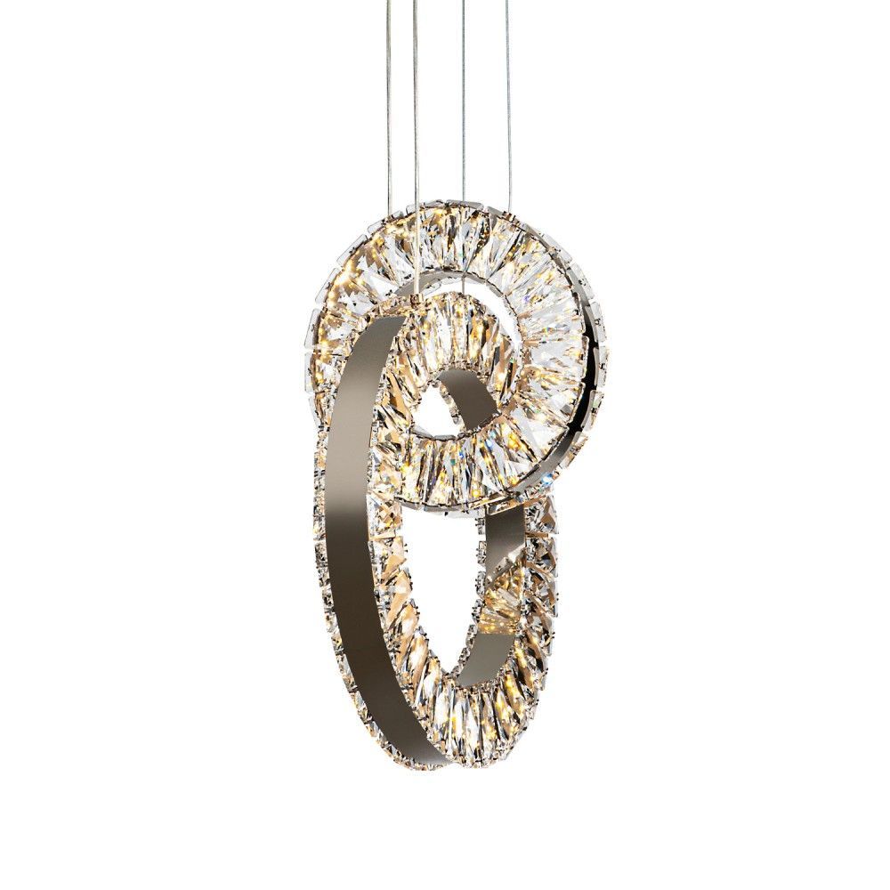 Подвесной светильник 32 см, 15W, 3000-6000K, MODELUX ML.9041.400 GD, золото