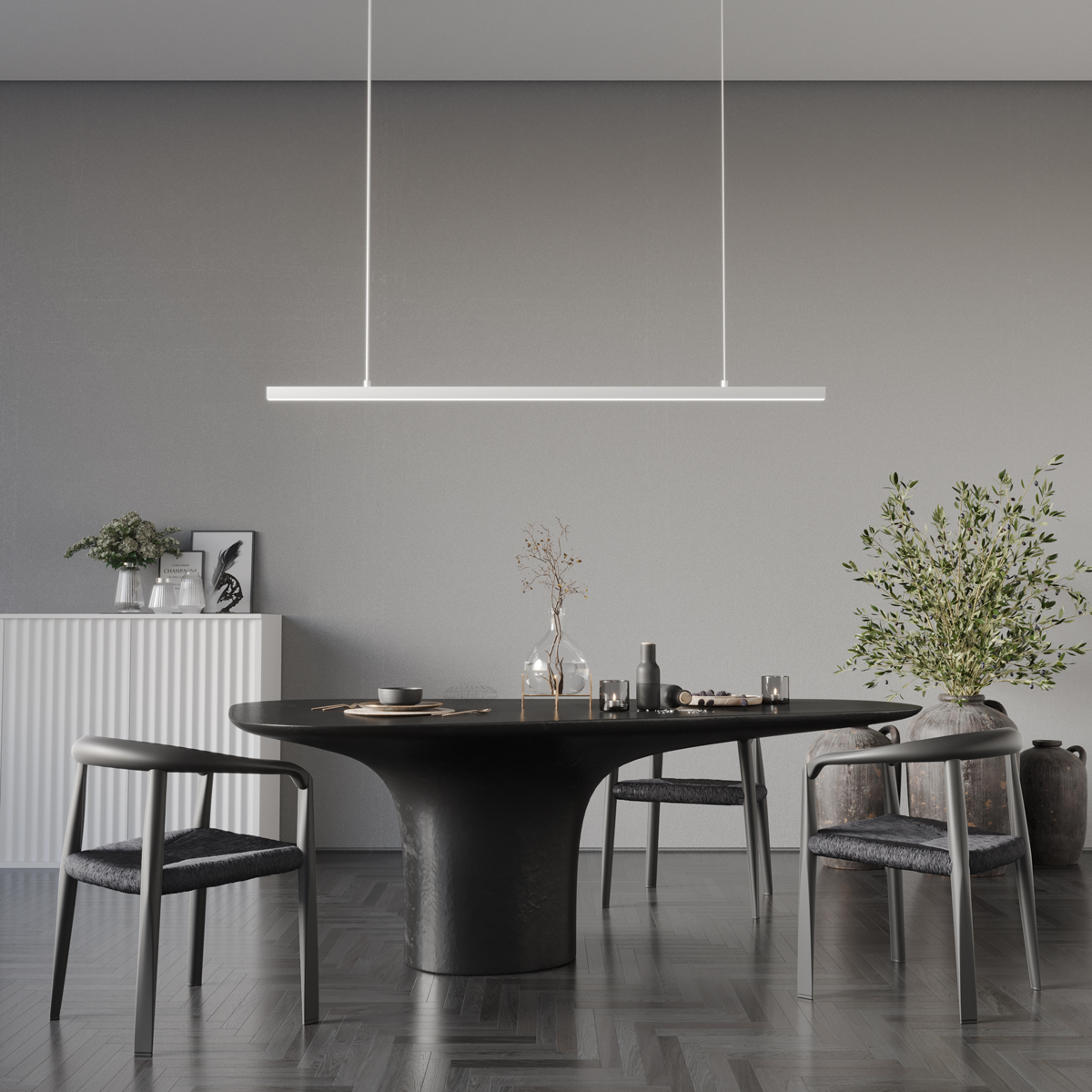 Светильник 120 см, 48W, 3000-6000K, Novotech 359441, белый